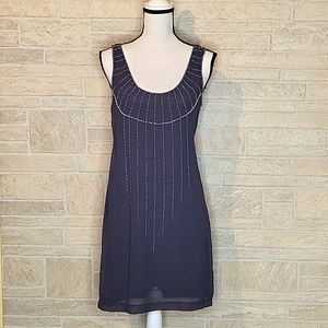 BLACK SHEEP ANTHROPOLOGIE Shift Dress Beaded Sleeveless